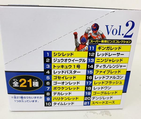 Amazon.co.jp: スーパー戦隊ピンズコレクション Vol.2 108個セット